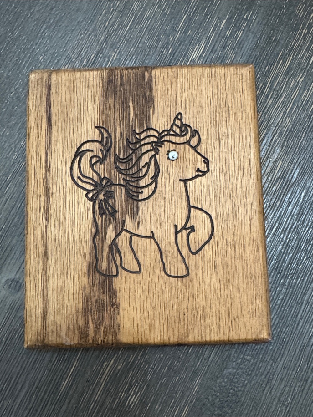 Wooden Unicorn Wall Art Plaque